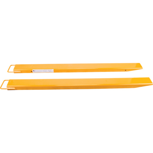Fork Extensions, 96" L x 5" W, For Fork Width of 4" Equipment World