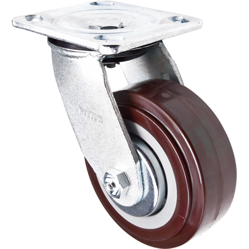 Caster, Swivel, 5" (127 mm), Polyurethane, 650 lbs. (294 kg.) Equipment World