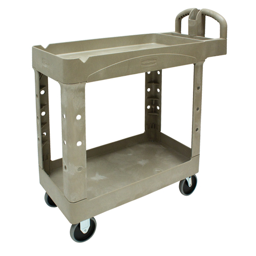 Chariot utilitaire robuste - 4500-88, 2 tiers, 17-1/8" x 33-1/4" x 39", Capacit&eacute; 500 lb Equipment World
