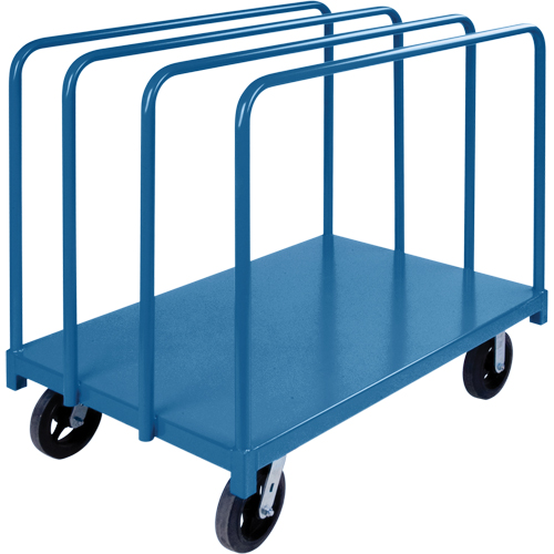 Single Level Rails Heavy-Duty Panel Mover Truck, 48" x 30" x 45", 2000 lbs. Capacity Equipment World