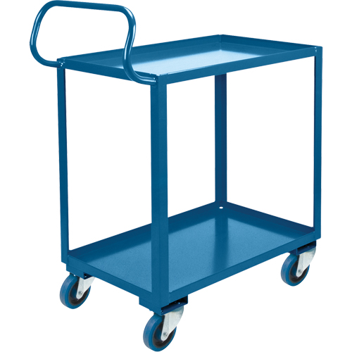 Ergonomic Shelf Truck, 800 lbs. Capacity, Steel, 20" W x 37" H x 32" D, Lip Up Equipment World