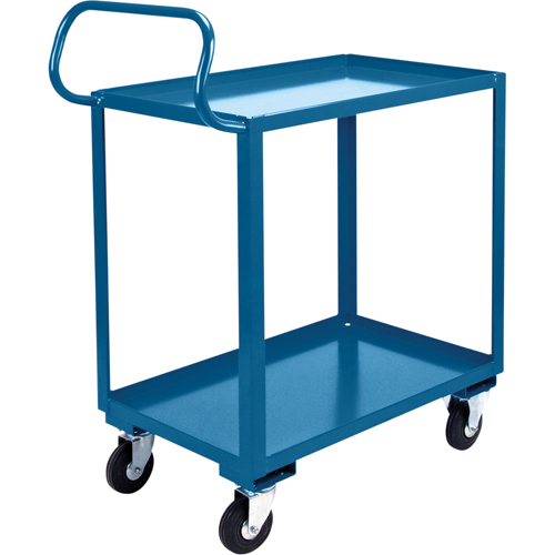 Ergonomic Shelf Truck, 800 lbs. Capacity, Steel, 20" W x 37" H x 32" D, Lip Up Equipment World