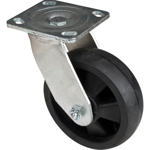 Hi-Temp Caster, Swivel, 6" (152.4 mm), Nylon, 880 lbs. (399 kg.) Equipment World