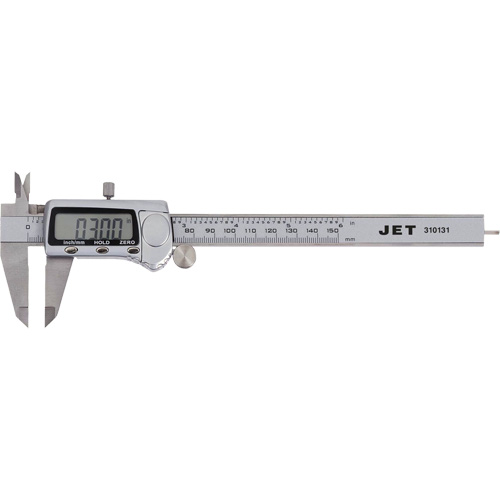 JEDC-6 Premium Digital Caliper, 0" - 6" (0 mm - 150 mm) Range Equipment World