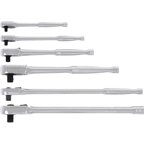 RHQ-12L Long Handle Oval Head Ratchet Wrench, 1/2" Drive, Plain Handle Equipment World