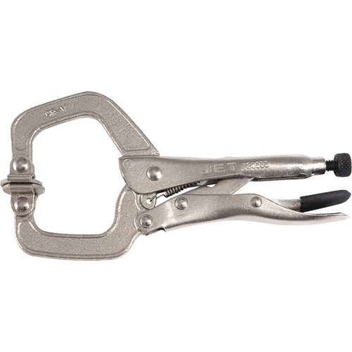 Super Heavy-Duty Locking C-Clamp with Swivel Pad, 6" (152 mm) Capacity Equipment World