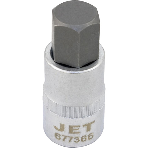 Bit Socket, Hex, 12 mm x 2" L, 1/2" Drive Equipment World