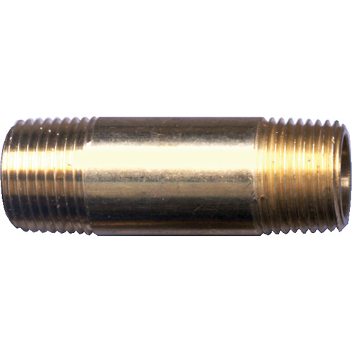 Long Nipple, Brass, 1/4", NPT Equipment World