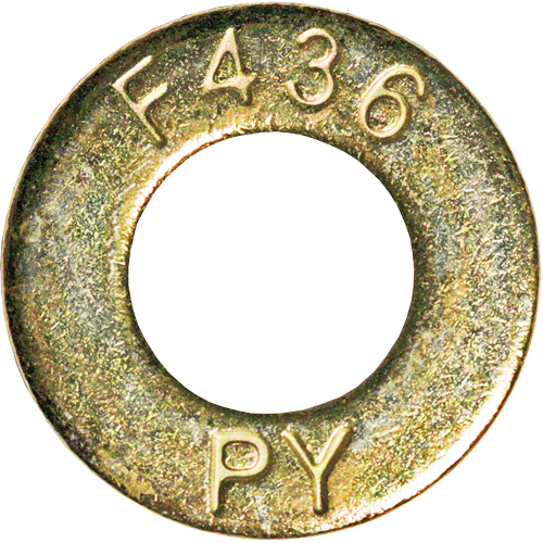 Structural Washer, 7/8", Yellow Zinc Equipment World