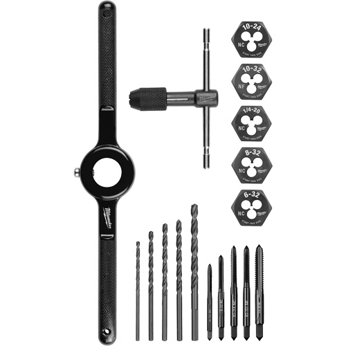 Tap and Die Set, 17 Pieces Equipment World