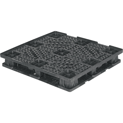Double Deck Stackable Pallets, 4-Way Entry, 48-7/10" L x 45.7" W x 7-1/2" H Equipment World