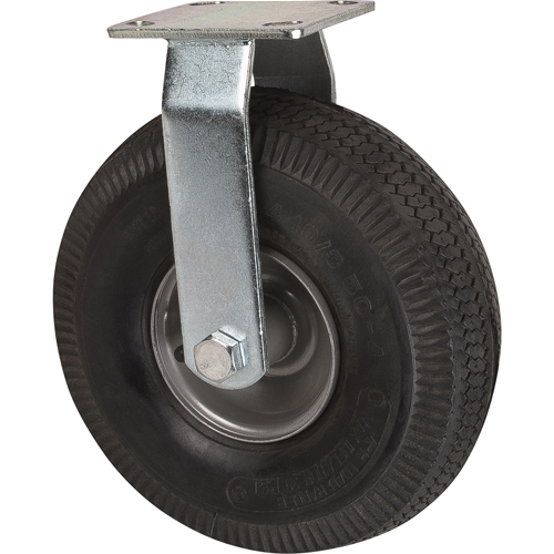 Heavy-Duty Platform Truck - Replacement Casters, Rigid, 10" (254 mm), Pneumatic, 400 lbs. (181 kg.) Equipment World