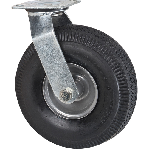 Heavy-Duty Platform Truck - Replacement Casters, Swivel, 10" (254 mm), Pneumatic, 400 lbs. (181 kg.) Equipment World