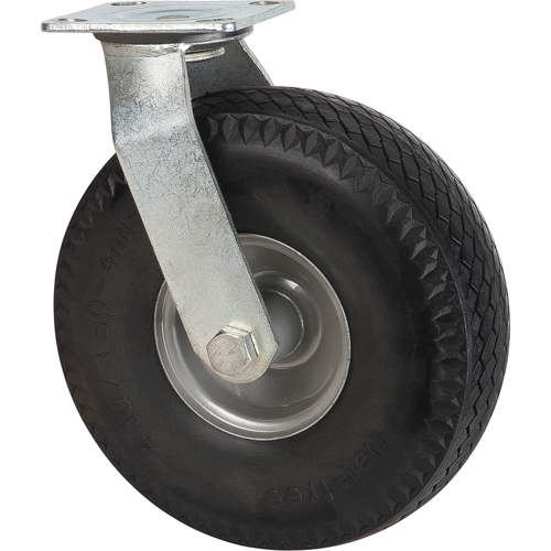 Flat-Free Casters, Swivel, 10" (254 mm), Flat-Free, 300 lbs. (136 kg.) Equipment World