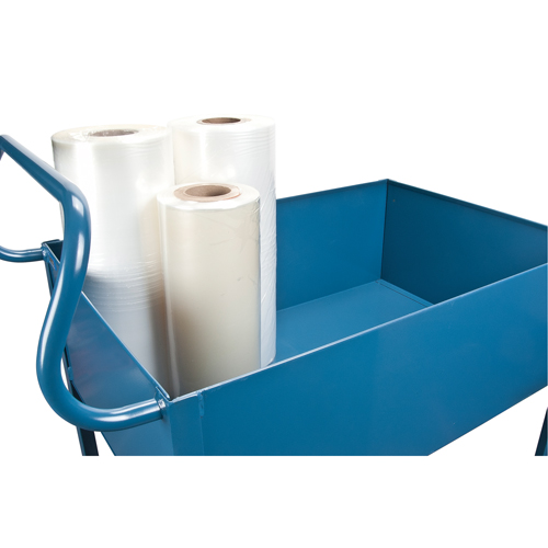 Deep Lipped Service Cart, 2 Tiers, 24" W x 47" H x 36" D, 1200 lbs. Capacity Equipment World