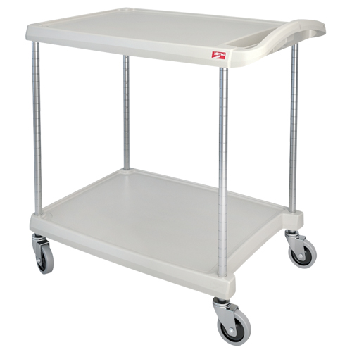 myCart Utility Cart, 2 Tiers, 20" x 35-1/2" x 30", 300 lbs. Capacity Equipment World