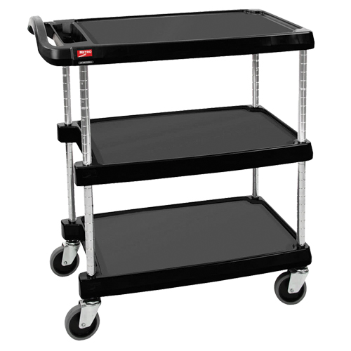 myCart Utility Cart, 3 Tiers, 16" x 35-1/2" x 27", 400 lbs. Capacity Equipment World