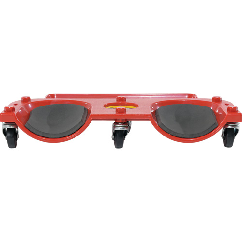 Rolling Knee Dolly, Plastic, Red, 350 lbs. Capacity Equipment World