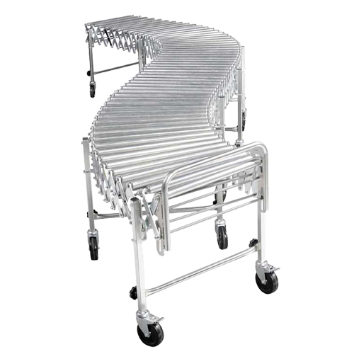 Expandable/Flexible Conveyors, 30" W x 8' 11" L, 200 lbs. per lin. ft. Capacity Equipment World