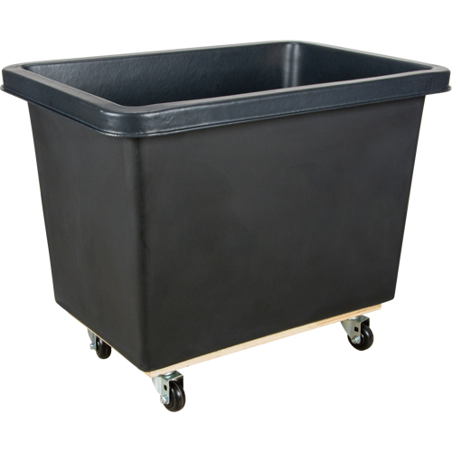 Tapered Wall Box Truck, Polyethylene, 43" L x 30" W x 33" H, 16 cu. ft. Volume, 500 lbs. Capacity Equipment World
