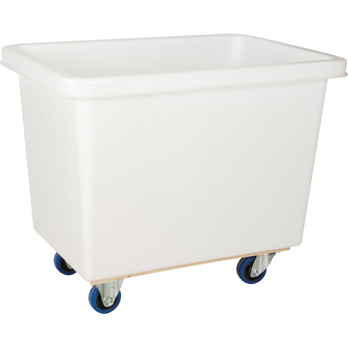 Tapered Wall Box Truck, White Polyethylene, 33" L x 20" W x 29" H, 7 cu. ft. Volume, 600 lbs. Capacity Equipment World