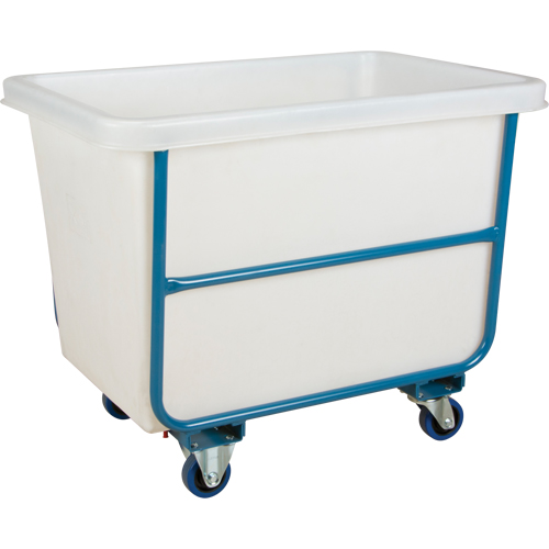 Tapered Wall Box Truck, White Polyethylene, 33" L x 20" W x 29" H, 7 cu. ft. Volume, 1000 lbs. Capacity Equipment World