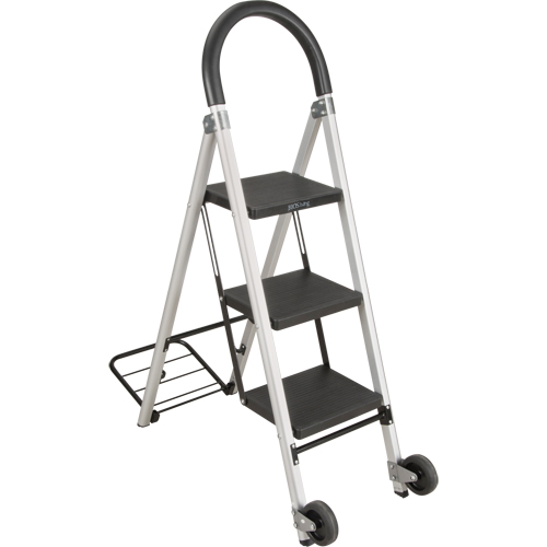 Step Stool Ladder, 3 Steps, 20" x 18" x 38-1/2" High Equipment World