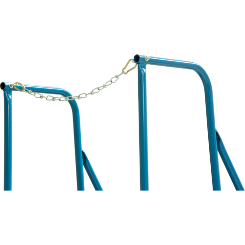 Trailer Access Rolling Ladder with Rails, 4 Steps, 22" Step Width, 37" Platform Height, Steel Equipment World