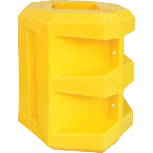 Short Column Protector, 6" x 6" Inside Opening, 24" L x 24" W x 24" H, Yellow Equipment World
