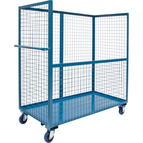 Chariot grillag&eacute; pour transport , Acier, 24" x 55" x 60", Capacit&eacute; 2400 lb Equipment World