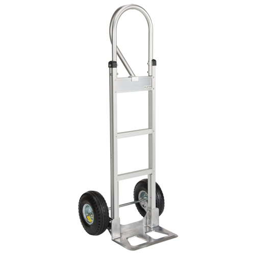 Knocked Down Hand Truck, P-Handle Handle, Aluminum, 52-1/8" Height, 500 lbs. Capacity Equipment World