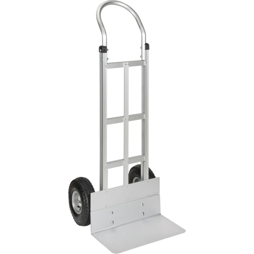 Knocked Down Hand Truck, Continuous Handle, Aluminum, 49-5/8" Height, 500 lbs. Capacity Equipment World