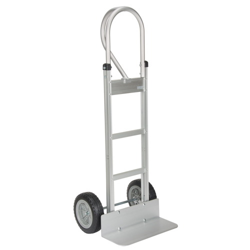 Knocked Down Hand Truck, P-Handle Handle, Aluminum, 52-1/8" Height, 500 lbs. Capacity Equipment World