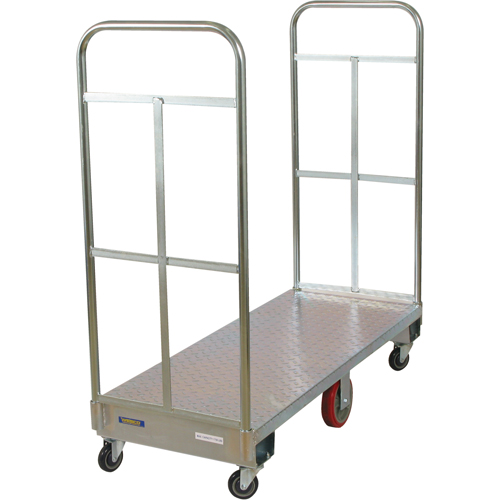 U-Boat Platform Truck, 60" L x 24" W, 1750 lbs. Capacity, Polyurethane Casters Equipment World