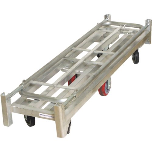 U-Boat Platform Truck, 59-1/2" L x 16" W, 1750 lbs. Capacity, Polyurethane Casters Equipment World