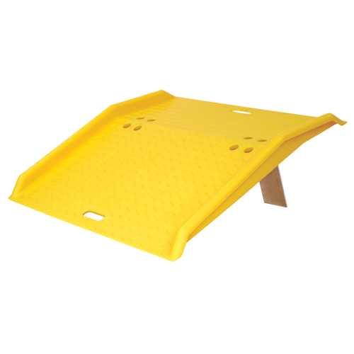 Portable Poly Hand Truck Dock Plate, 750 lbs. Load Capacity, 36" L x 35" W x 5" H Equipment World