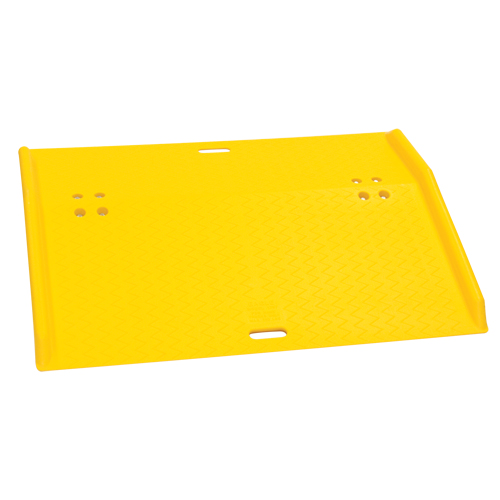 Portable Poly Hand Truck Dock Plate, 750 lbs. Load Capacity, 36" L x 48" W x 5" H Equipment World