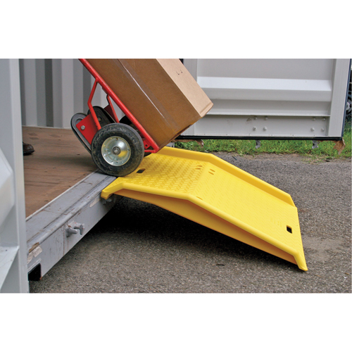 Portable Poly Shipping Container Ramp, 750 lbs. Capacity, 35" W x 36" L Equipment World