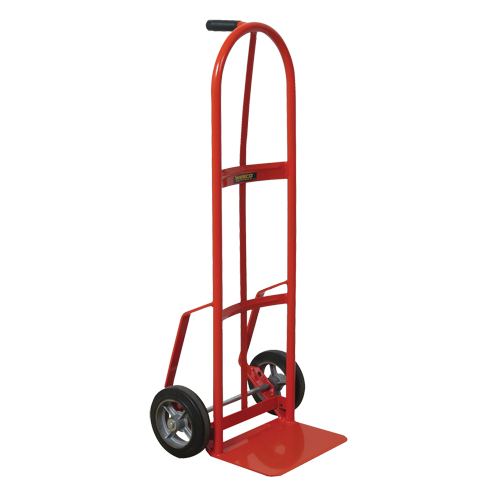 Hand Truck with Reinforced Noseplate - 126RN-HB, Single Grip Handle, Steel, 51" Height, 800 lbs. Capacity Equipment World