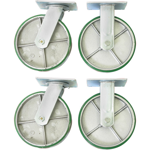 8" Caster Set for Platform Truck Equipment World