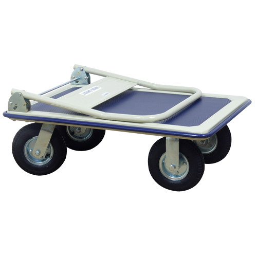 Folding Handle Platform Truck, Steel, 660 lbs., 35" L x 23" W, 43.5" High Equipment World