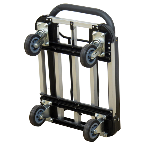 Folding Handle Platform Truck, Aluminum, 300 lbs., 28" L x 16" W, 37.75" High Equipment World