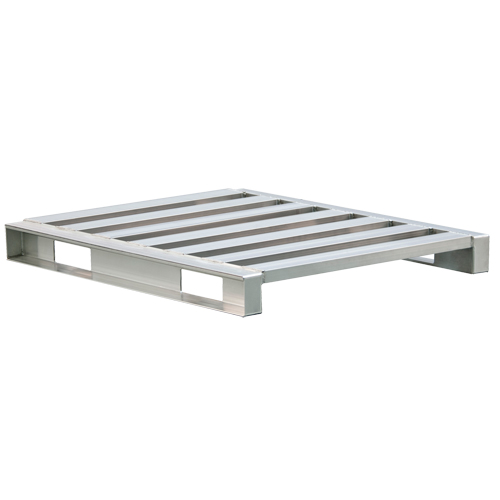 Aluminum 4-Way Channel Pallet Equipment World