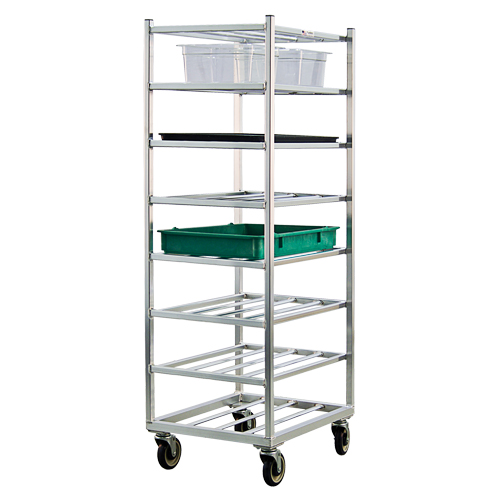 Shelf Cart, 8 Tiers, 20-7/8" W x 67" H x 27" D, 600 lbs. Capacity Equipment World