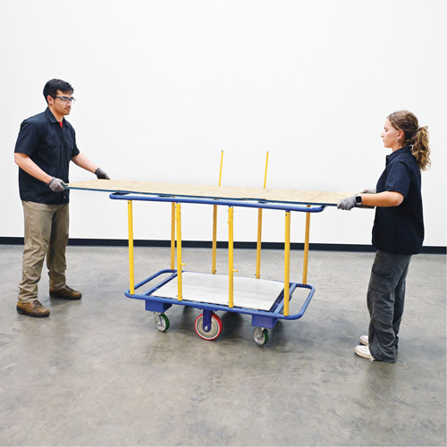 Horizontal Panel Cart, 63-7/16" x 28-1/2" x 40-15/16", 2000 lbs. Capacity Equipment World