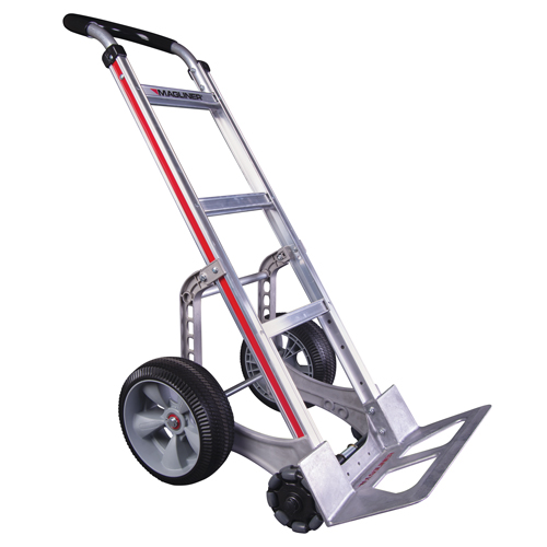 Self-Stabilizing Hand Truck, Continuous Handle, Aluminum, 55'' Height, 500 lbs. Capacity Equipment World