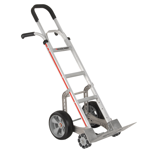 Self-Stabilizing Hand Truck, Combination Handle, Aluminum, 55'' Height, 500 lbs. Capacity Equipment World