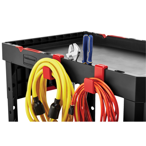 Chariot utilitaire robuste et polyvalent, 2 tiers, 17-3/4" x 36" x 46-1/5", Capacit&eacute; 500 lb Equipment World