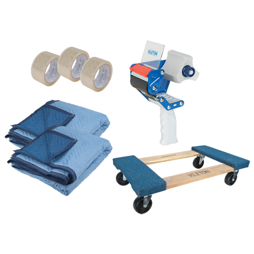 Moving Kit, Wood Frame, 18" W x 30" L, 1000 lbs. Capacity Equipment World