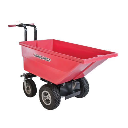 Chariot &agrave; bascule motoris&eacute;, Capacit&eacute; 6 cu.ft., 40" h x 25" la x 56" p Equipment World